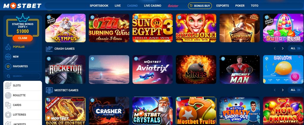 Що чудового щодо Mostbet?