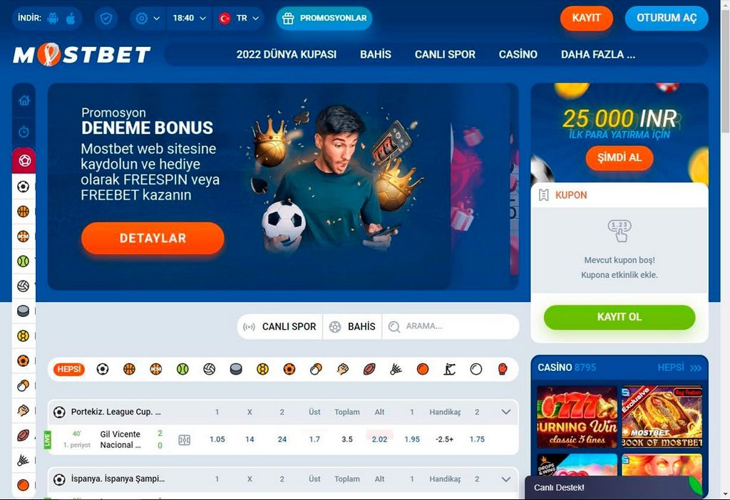 Mostbet Polska - przedsiębiorstwo bukmacherskie i bukmacherskie Mostbet.pl